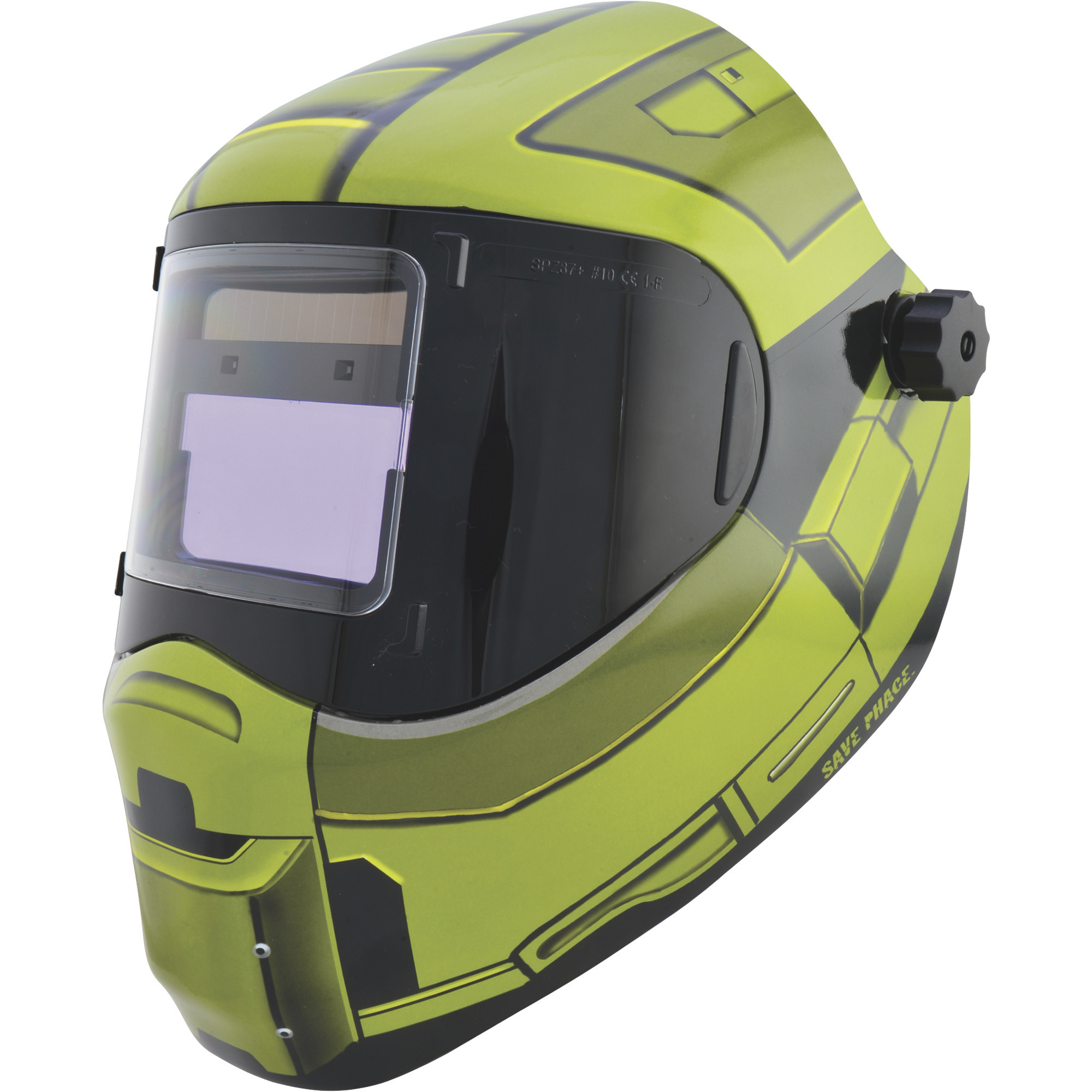 Save Phace Auto Darkening Welding Helmet, Master Sergeant Graphics, Model# 3012671